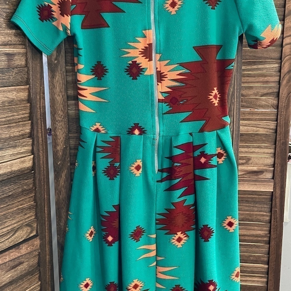 LulaRoe Amelia Dress. Southwest style. XS - Picture 2 of 6